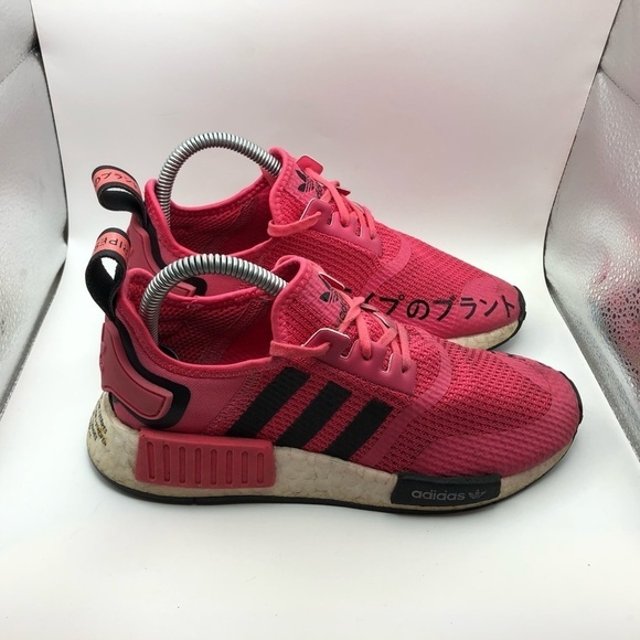 Adidas NMD R1 girls sneakers size 5.5Y/womens 7 pink - Picture 2 of 9